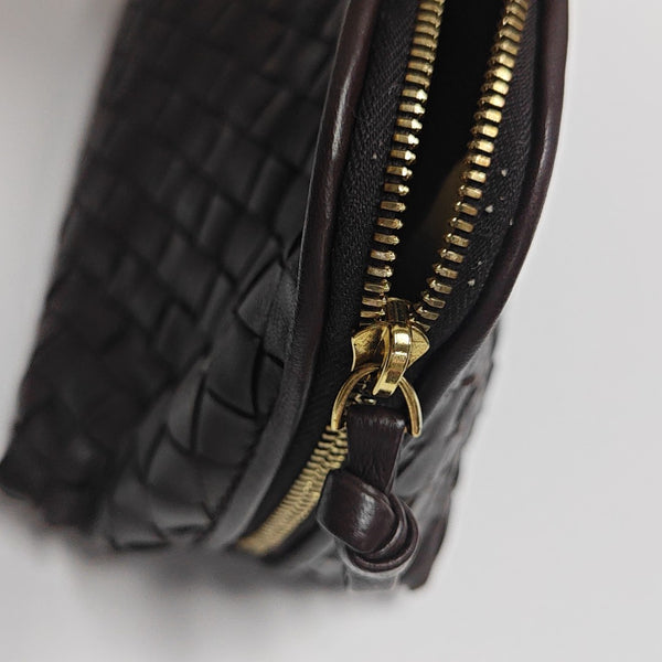 Lambskin Clutch Brown
