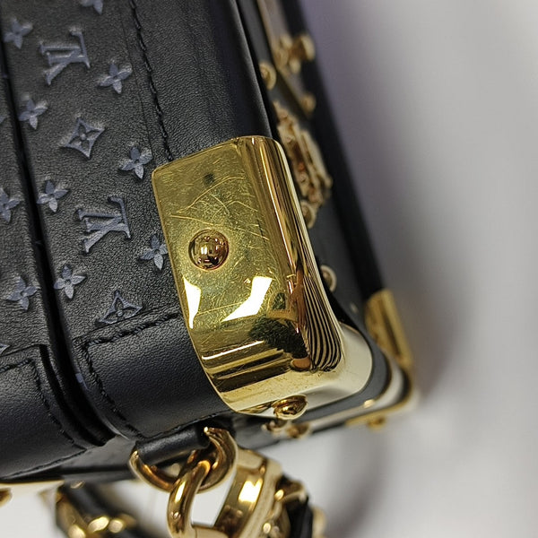 PETITE MALLE Calfskin Black