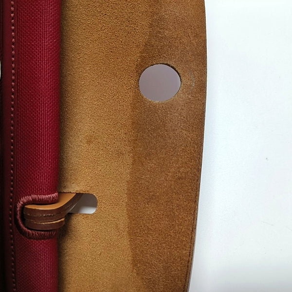 Authenticated pre-owned Herbag 31 Canvas Red - Shoulder Bag at Looply