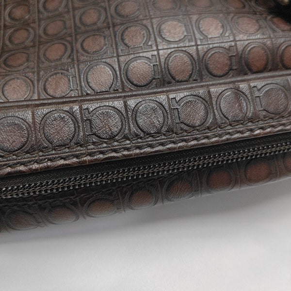 Calfskin Top Handle Bag Red