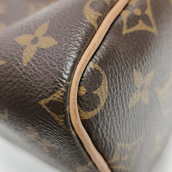 SPEEDY Nano Monogram Coated Canvas Brown