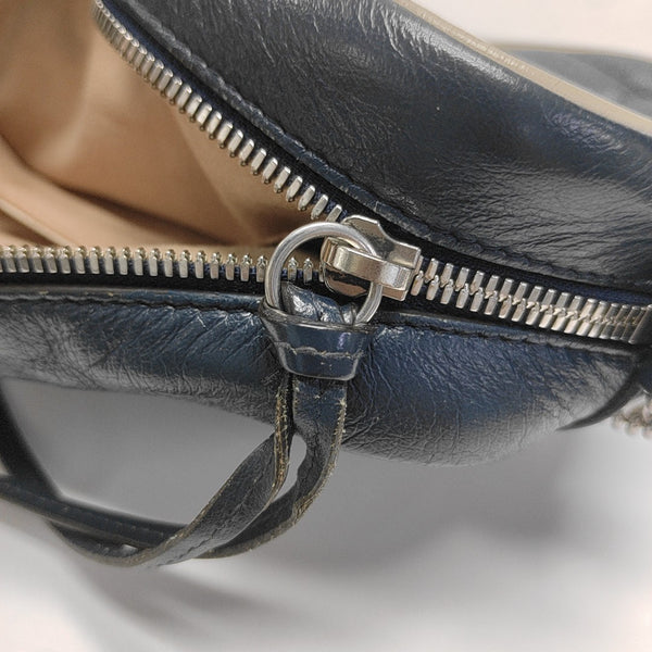 GG Marmont Small Quilted Calfskin Blue