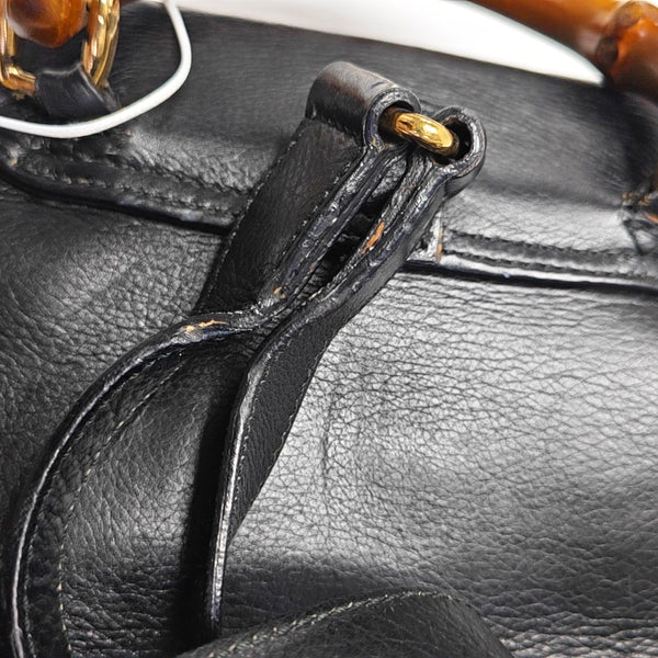 Authenticated pre-owned Bamboo 1947 Calfskin Black - Backpack at Looply