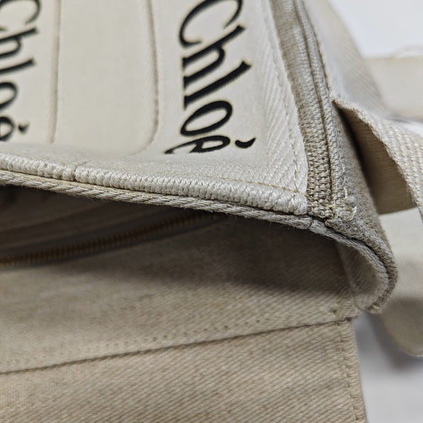 Canvas Shoulder Bag White