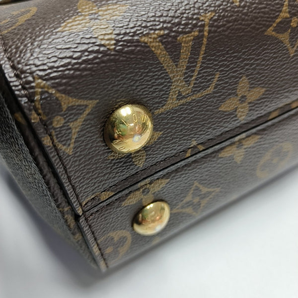 CLUNY PM Monogram Coated Canvas Brown