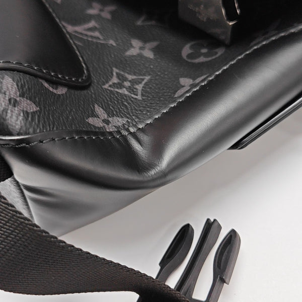 VOYAGER PM Monogram Coated Canvas Black