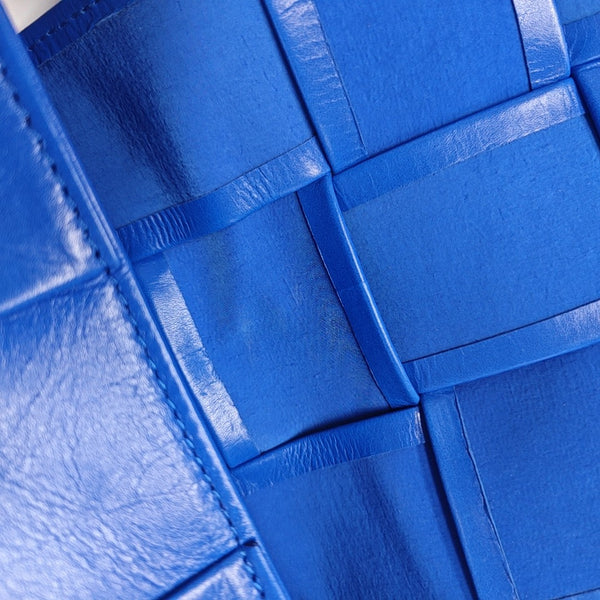 Cassette Mini Calfskin Blue