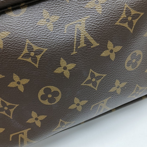 NEVERFULL MM Monogram Coated Canvas Brown