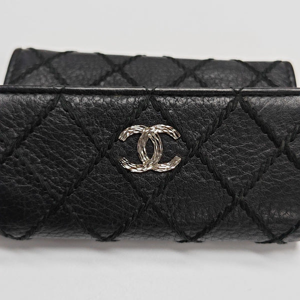Quilted Lambskin Wallet Black