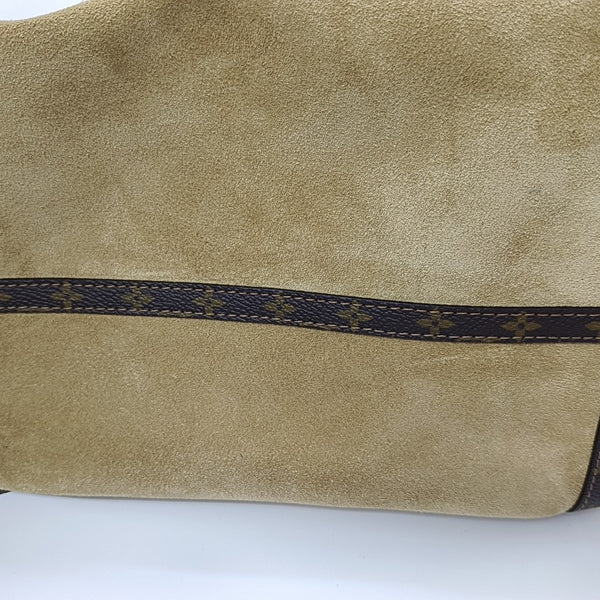EXPRESS MM Monogram Suede Beige