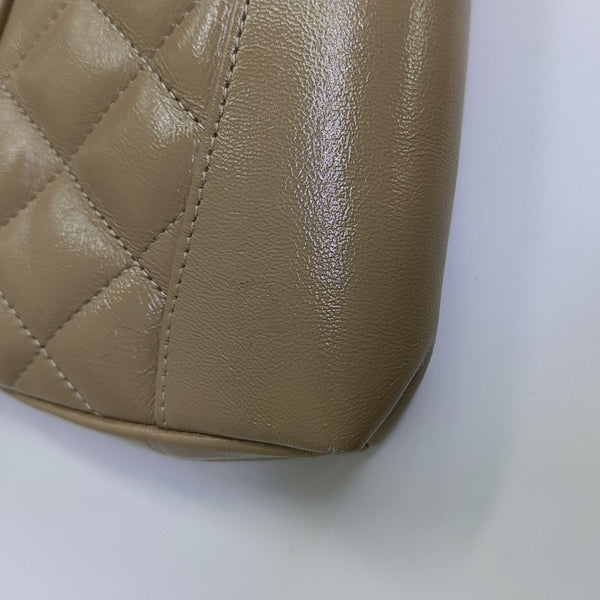 CHANEL 31 Mini Quilted Lambskin Beige