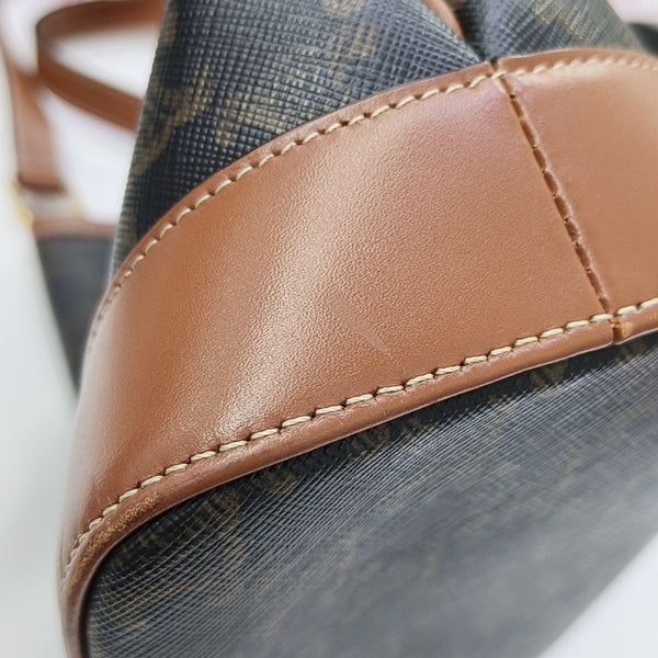 TRIOMPHE CANVAS Small Coated Canvas Brown