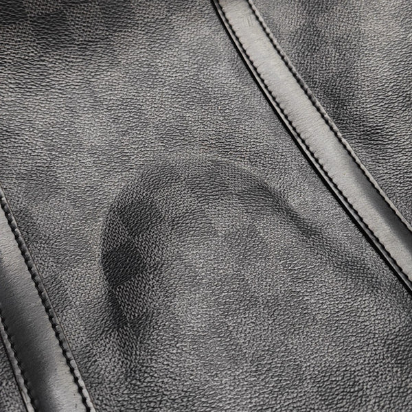 TADAO MM Damier Graphite Coated Canvas Gray