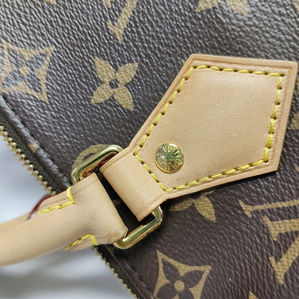SPEEDY 20 Monogram Coated Canvas Brown