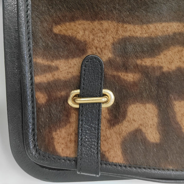 Horsehair Clutch Black