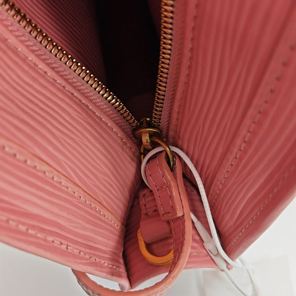 Leather Clutch Pink