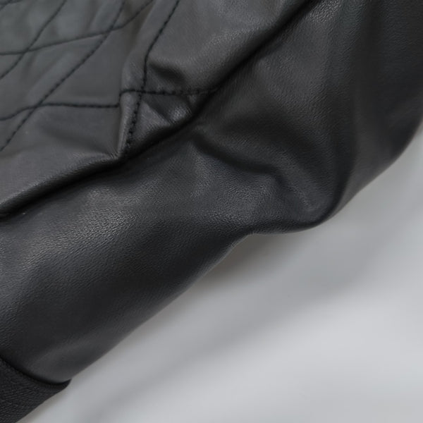 PARIS BIARRITZ Large Quilted Coated Canvas Black