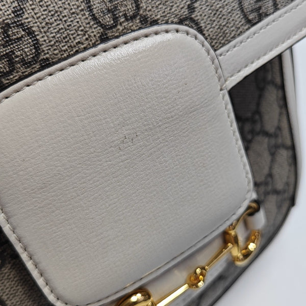 Horsebit 1955 Mini Coated Canvas Beige