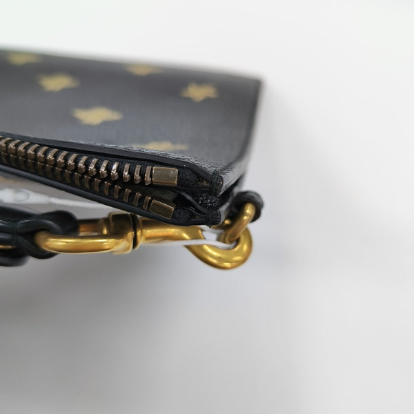 Bee Web Calfskin Black