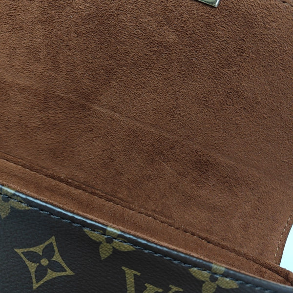LOCKY BB Monogram Coated Canvas Brown