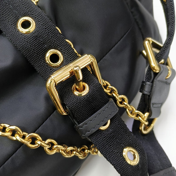 The Rucksack Medium Nylon Black