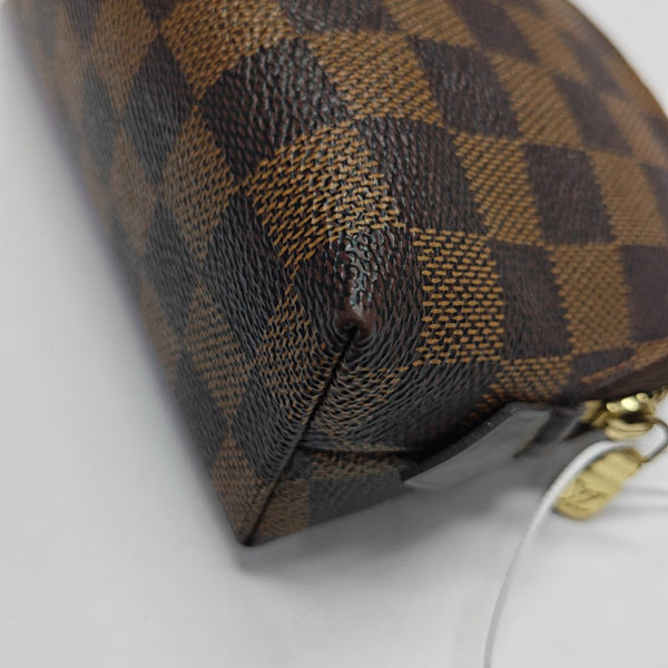 COSMETIC PM Damier Ebene Coated Canvas Brown