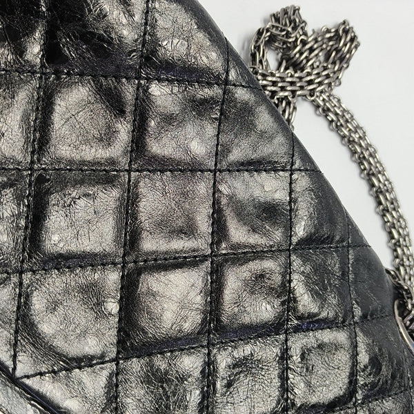 2.55 227 Quilted Calfskin Black