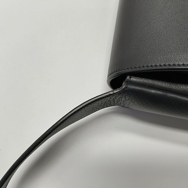 Calfskin Shoulder Bag Black