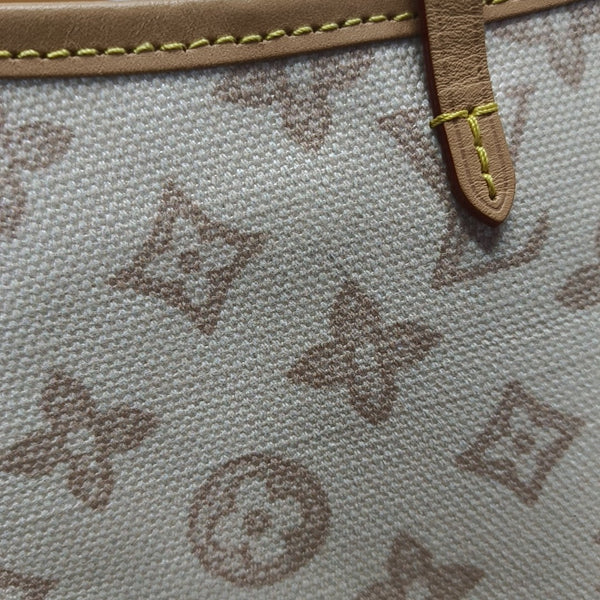 CARRYALL MM Monogram Coated Canvas Beige