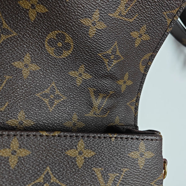 MÉTIS MM Monogram Coated Canvas Brown