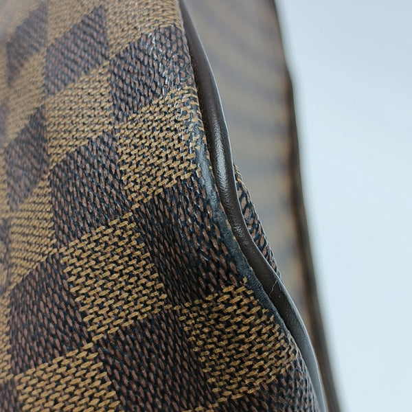GREENWICH Lona recubierta Damier Ebene Marrón