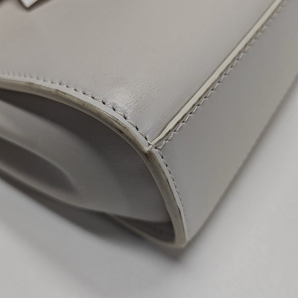 The Clip Calfskin White