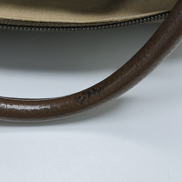 Monogram Coated Canvas Top Handle Bag Beige