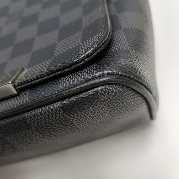 DISTRICT MM Damier Graphite Coated Canvas Gray