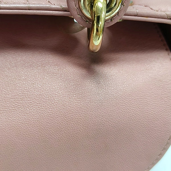 Lady Dior Small Cannage Lambskin Pink