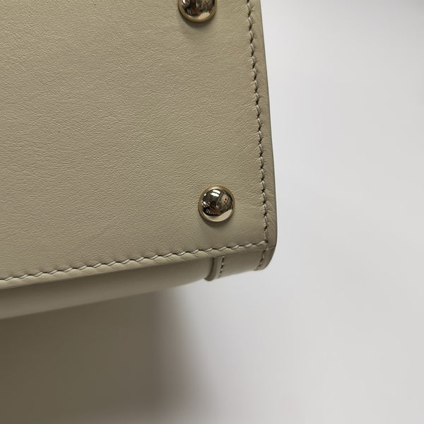 Diana Mini Calfskin White