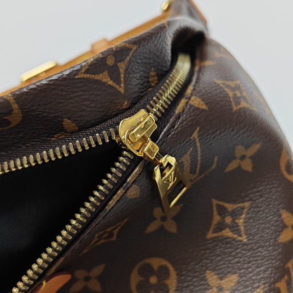 BUMBAG Monogram Coated Canvas Brown