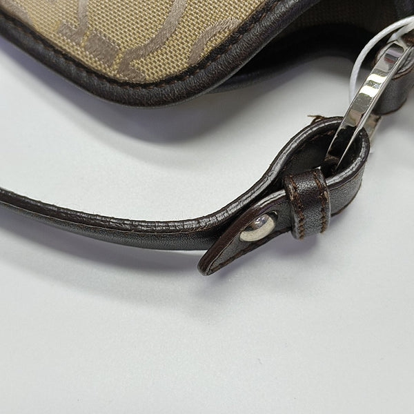 Canvas Top Handle Bag Brown