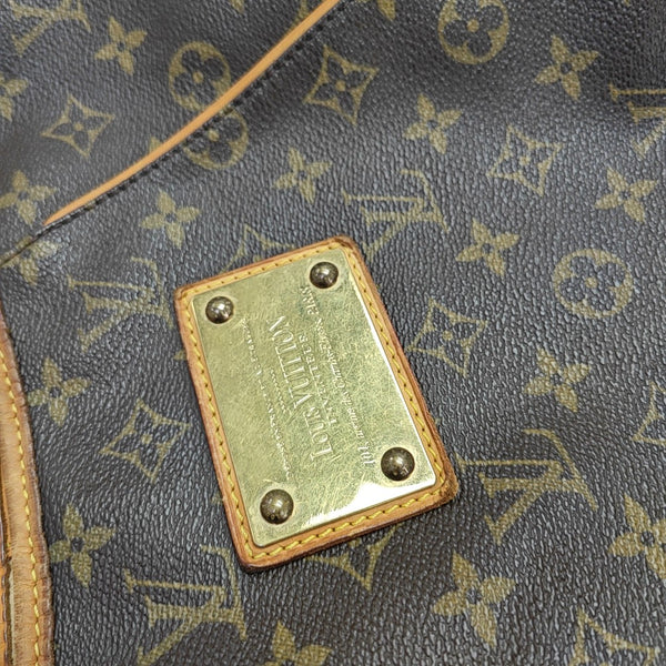 GALLIERA Monogram Coated Canvas Brown