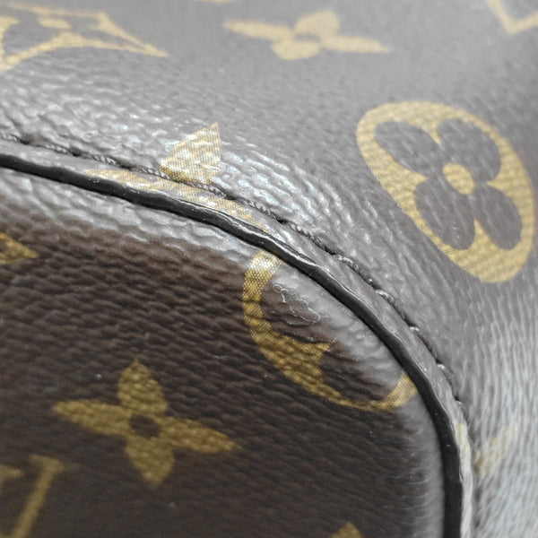 NÉONOÉ MM Monogram Coated Canvas Brown