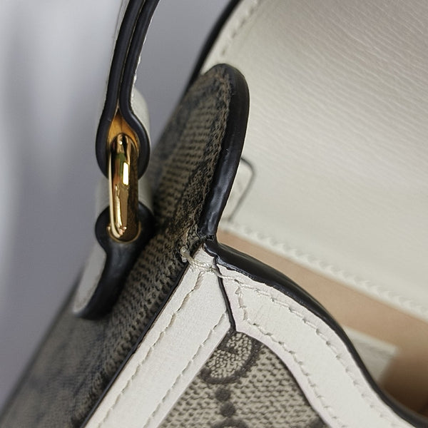 Horsebit 1955 Mini Coated Canvas Beige