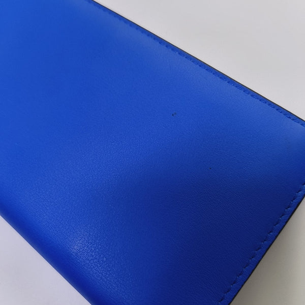 Calfskin Wallet Blue