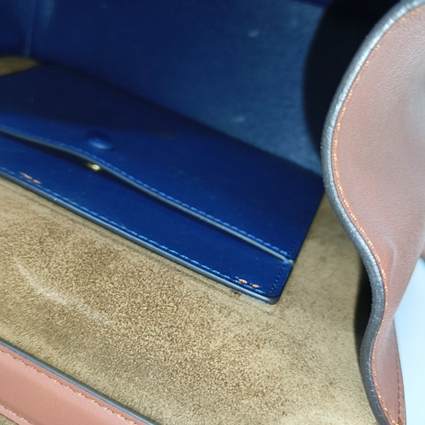 Authenticated pre-owned Kan U Small Calfskin Brown - Shoulder Bag at Looply