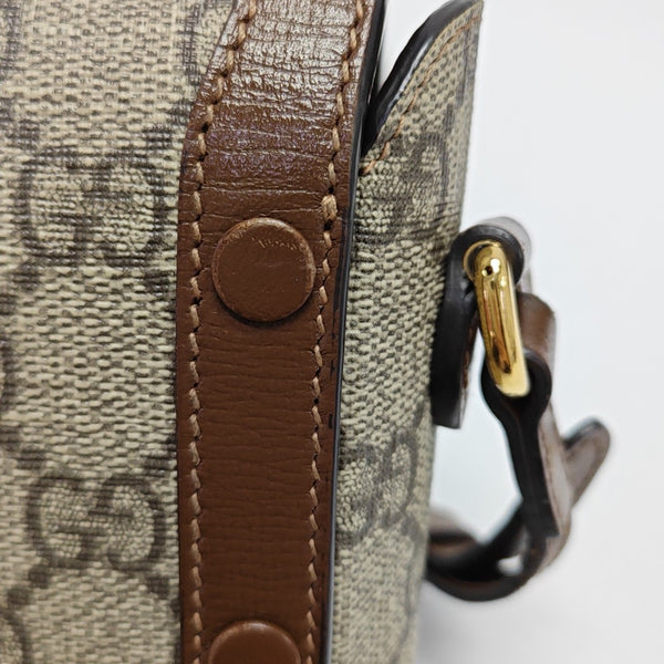 Horsebit 1955 Mini Coated Canvas Beige