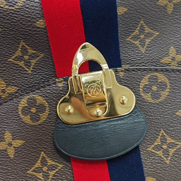 GEORGES BB Monogram Coated Canvas Brown