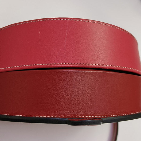 Heel Calfskin Red