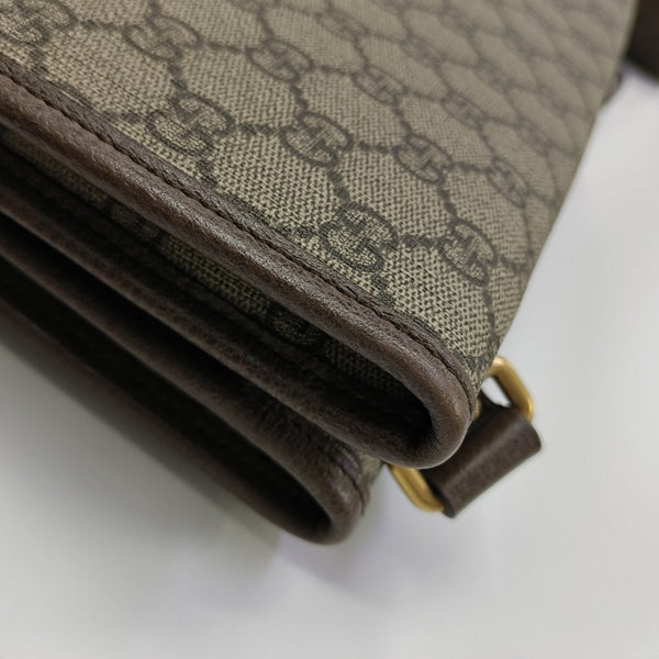 Neo Vintage Large Monogram Coated Canvas Brown