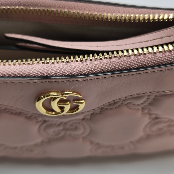 GG Matelassé Quilted Calfskin Pink