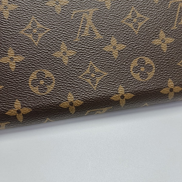 ZIPPY Monogram Coated Canvas Brown Wallet
