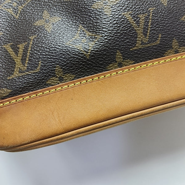 NOÉ MM Monogram Coated Canvas Brown